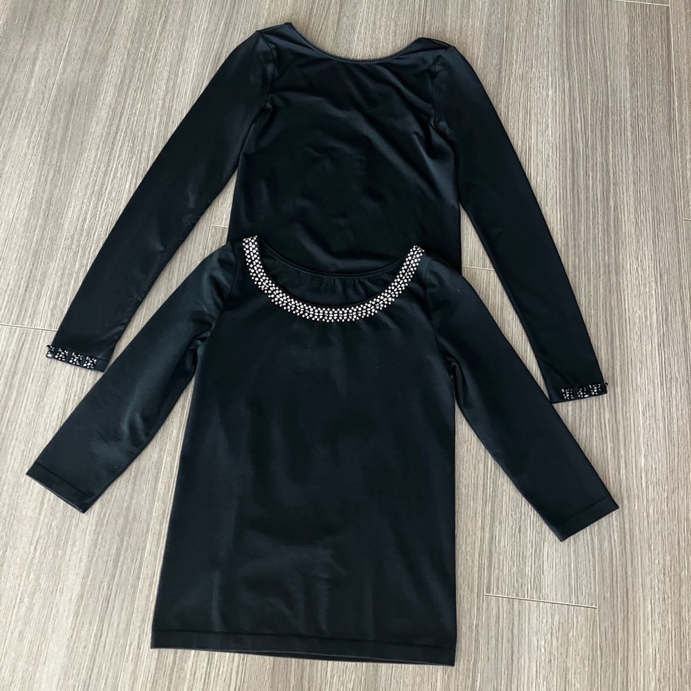 2 Wolford Swarovski Crystal tops, size small